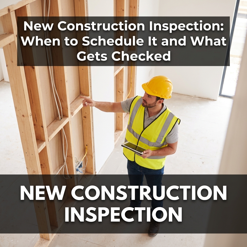 New Construction Inspection: When To Schedule & What’s Checked – Featured Image