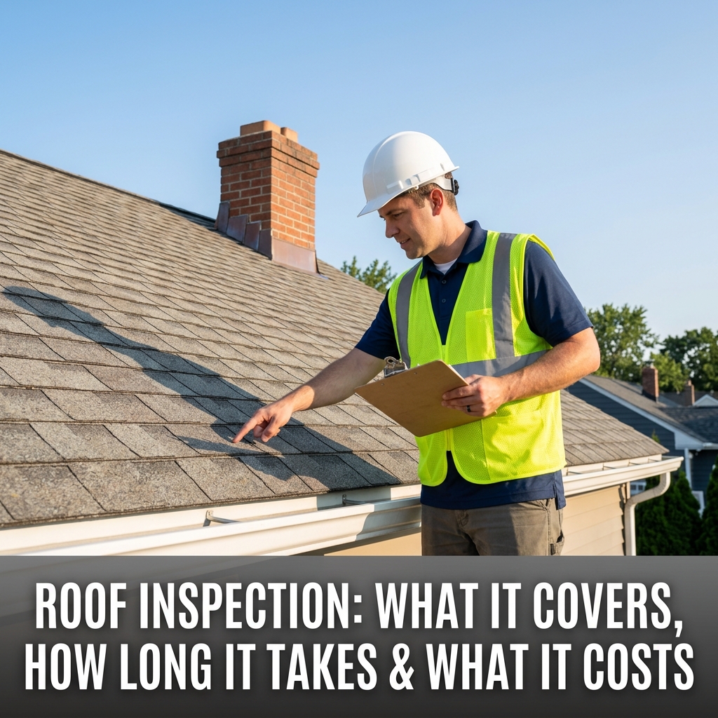 Roof Inspection: What It Covers, How Long It Takes, And What – Featured Image